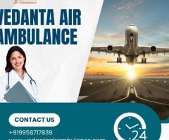 With Perfect Medical Aid Utilize Vedanta Air Ambulance from Kolkata - 1