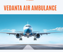 With Superb Medical Accessories Use Vedanta Air Ambulance Services in Visakhapatnam - 1
