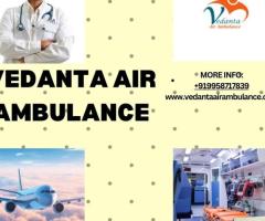 Vedanta Air Ambulance service in Srinagar Promots Safe Journey From Beginning to End