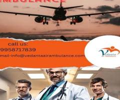 Vedanta Air Ambulance service in Surat Soaring to save lives