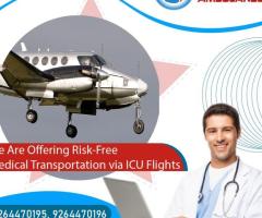 With Reliable Medical Care Use Sky Air Ambulance from Patna to Delhi