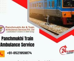 Utilize  Panchmukhi Train Ambulance Service in Delhi With Medical Staff