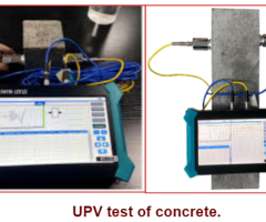 Ultrasonic Concrete Pulse Velocity Tester UPV Measurement Meter Ultrasonic Concrete Detector