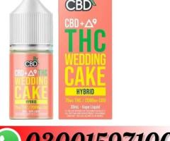 CBD + Delta-9 THC Vape Juice: Wedding Cake – Hybrid In Peshawar-03001597100