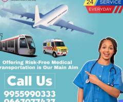 Pick First-Class Panchmukhi Air Ambulance Services in Jamshedpur with CCU Setup
