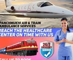 Get Panchmukhi Air Ambulance Services in Bagdogra with Life-Care ICU Facility