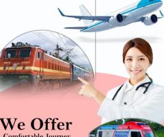 Pick Advanced Panchmukhi Air Ambulance Services in Bangalore with CCU Facility
