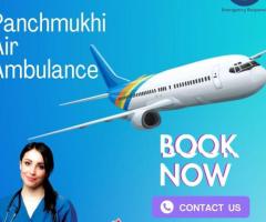 Take Panchmukhi Air Ambulance Services in Guwahati with Healthcare Personnel - 1