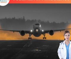 Avail Vedanta Air Ambulance in Delhi with Emergency Medical Features