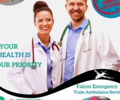Falcon Train Ambulance in Patna Provides Risk-Free Medical Transportation at Low Price