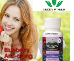 Green World Blueberry Anti Aging Capsule in Kotri	- 03008786895 - 1